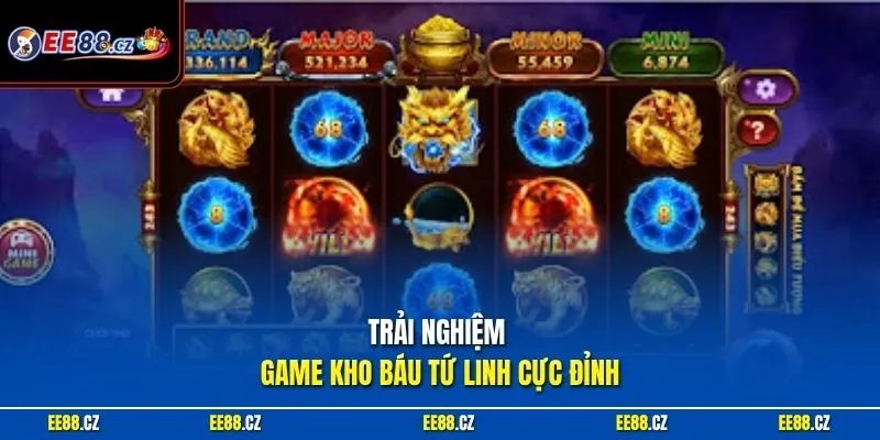 Trải nghiệm game Kho báu Tứ Linh cực đỉnh